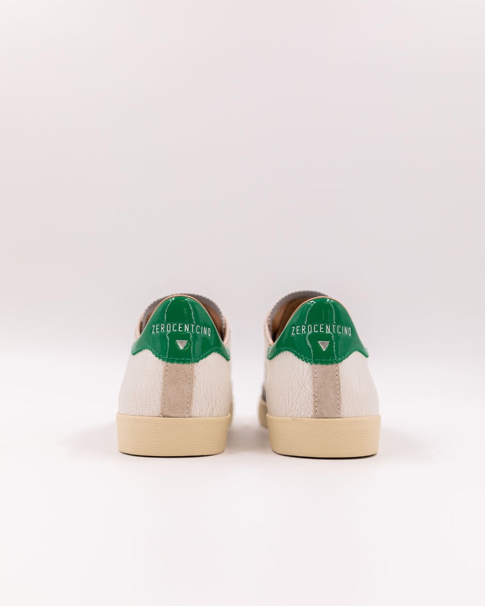 0-105 - Green low-top sneaker with sequins - SC06 SILVER GREEN