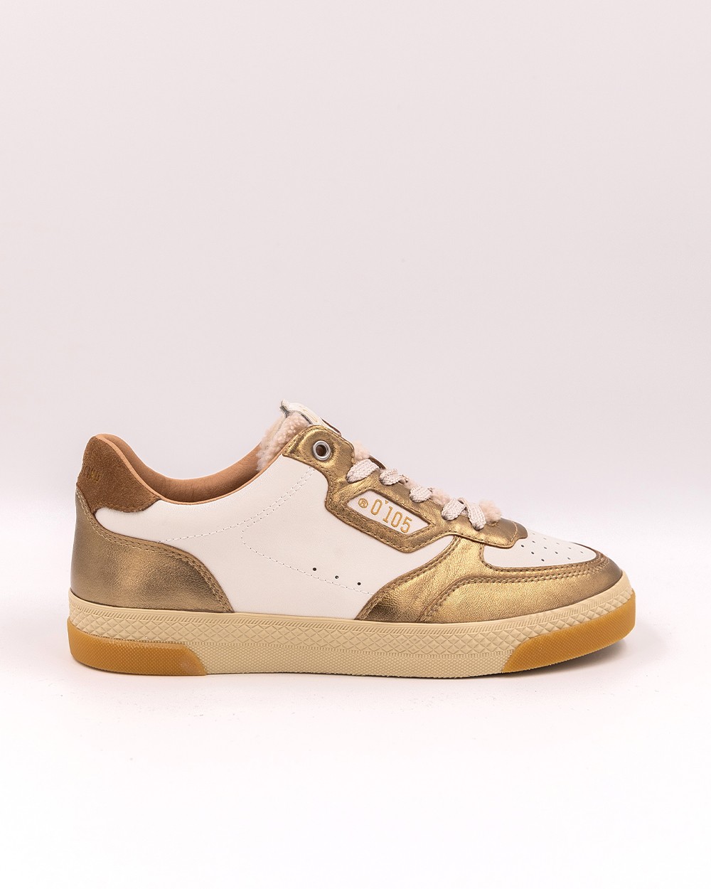 Golden sneakers