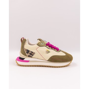 Khaki running shoe