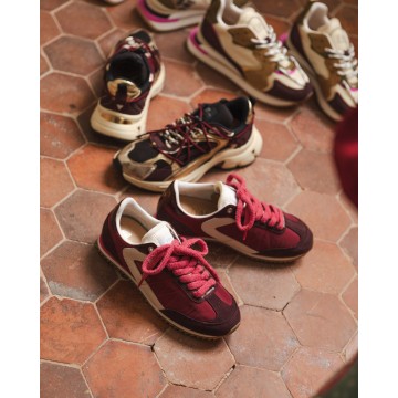 Zapatillas burdeos