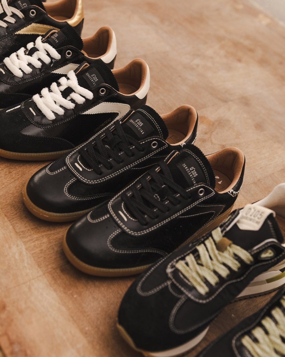 Black sneaker Black sneaker