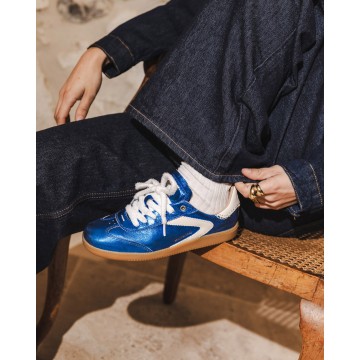 Sneakers métallique