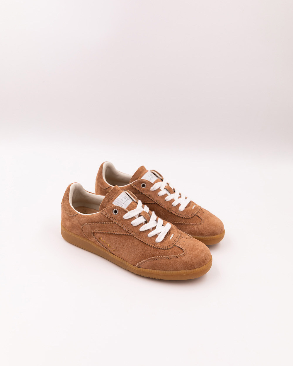 0-105 - brown low-top sneakers - NOVA CARAMEL